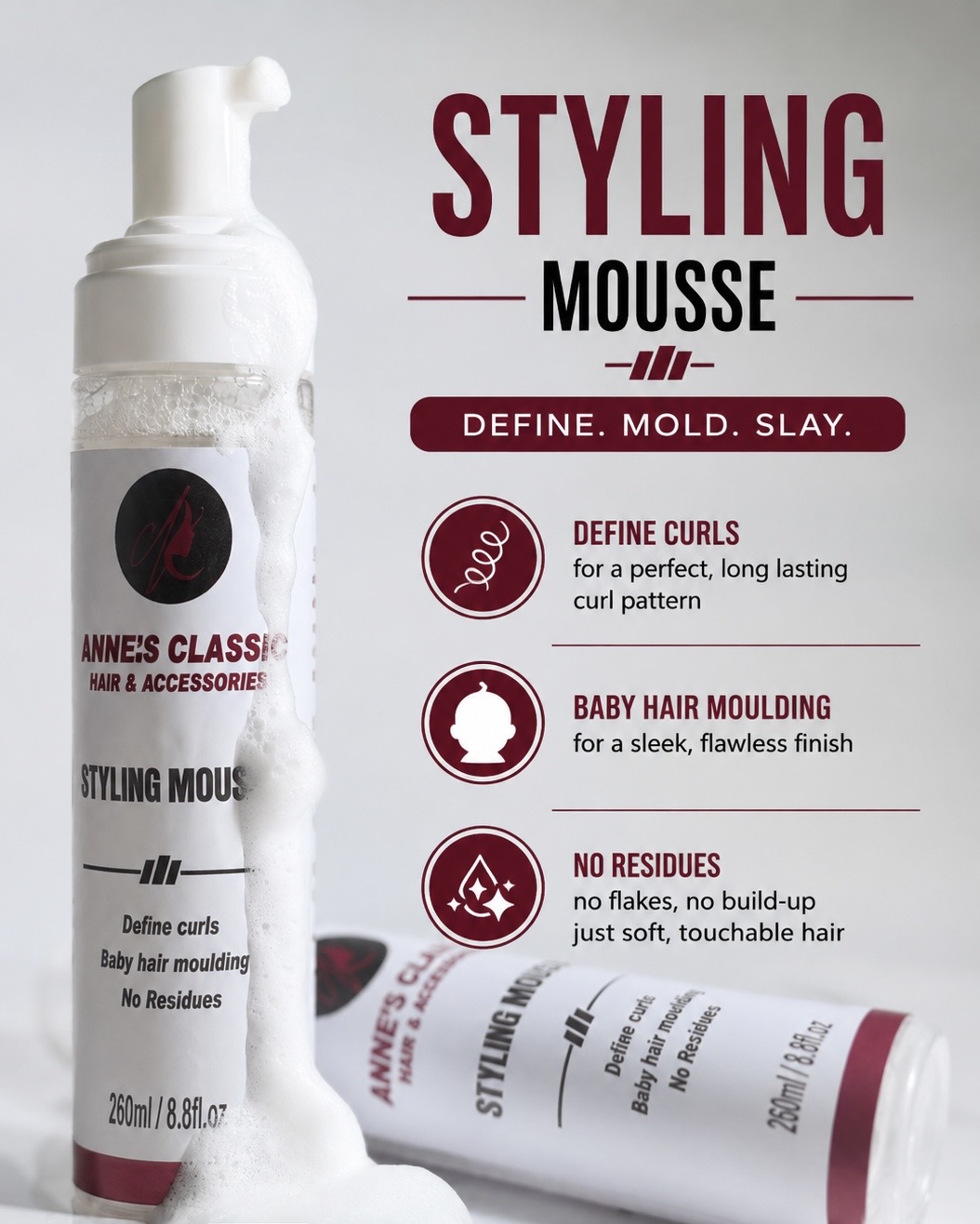Styling Mousse / Foam Wrap