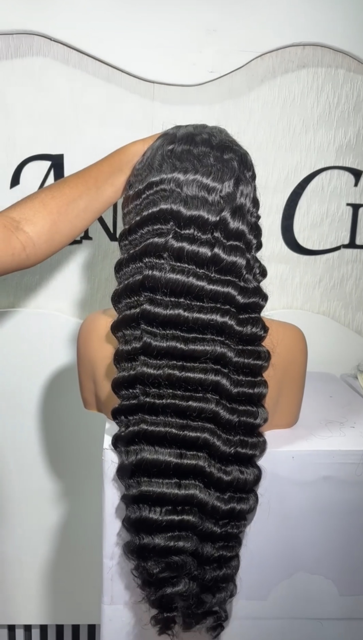 34" super double drawn deepwave 5 by 5 closure