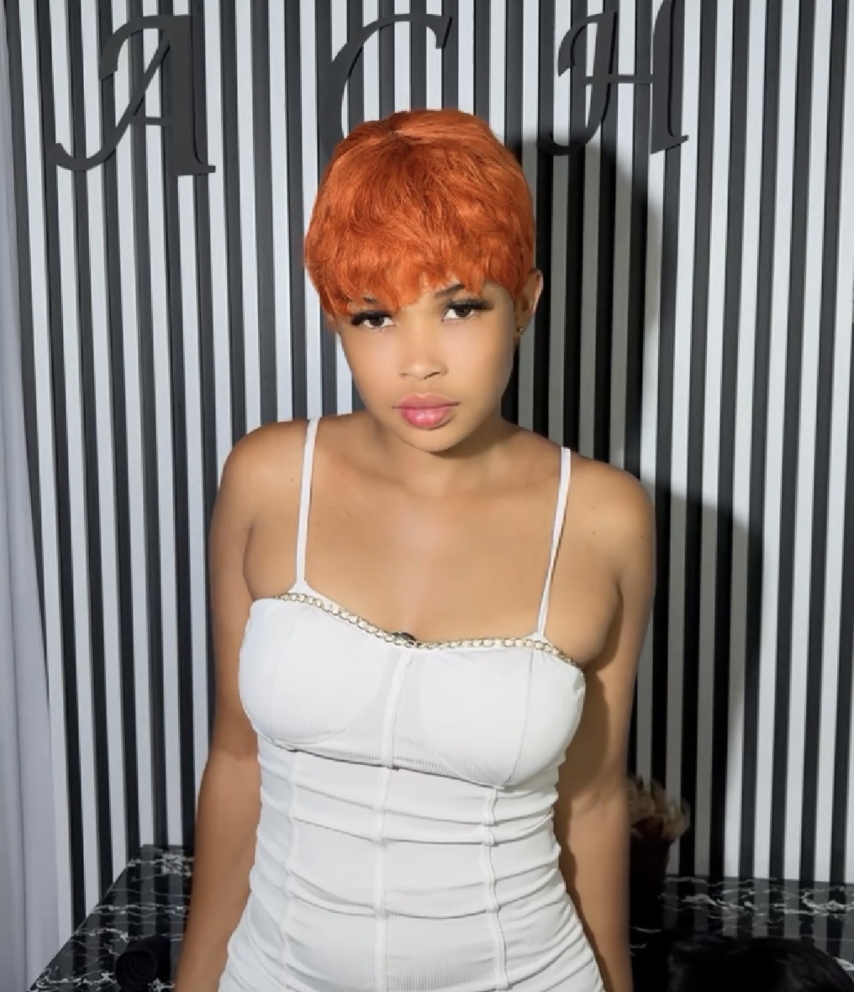Pixie cut wig