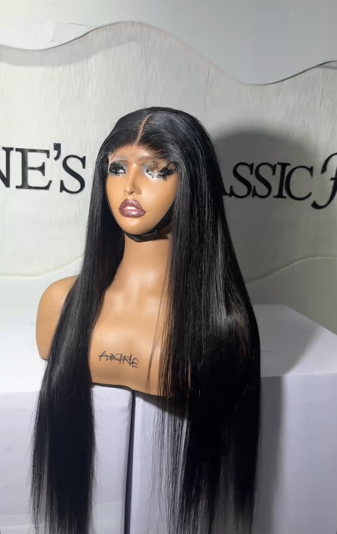 24” silky straight 4 by 4 closure